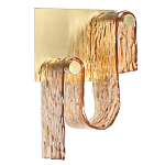 Бра волнистой формы из фактурного стекла Wave варинант исполнения - 5 | Loft Concept в Брянске