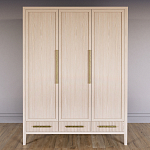 Большой Шкаф Primo Светлый дуб с 3 дверьми и 3 выдвижными ящиками варинант исполнения - 1 | Loft Concept в Брянске