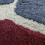 Чехол на подушку с рисунком серо-синего цвета Elan Textured варинант исполнения - 4 | Loft Concept в Брянске