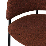 Стул полукруглый мягкий с буклированной обивкой Chair with Boucle Upholstery варинант исполнения - 8 | Loft Concept в Брянске