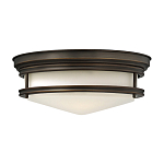 Потолочный светильник с белым матовым стеклянным плафоном в форме перевернутого конуса Hinkley варинант исполнения - 12 | Loft Concept в Брянске