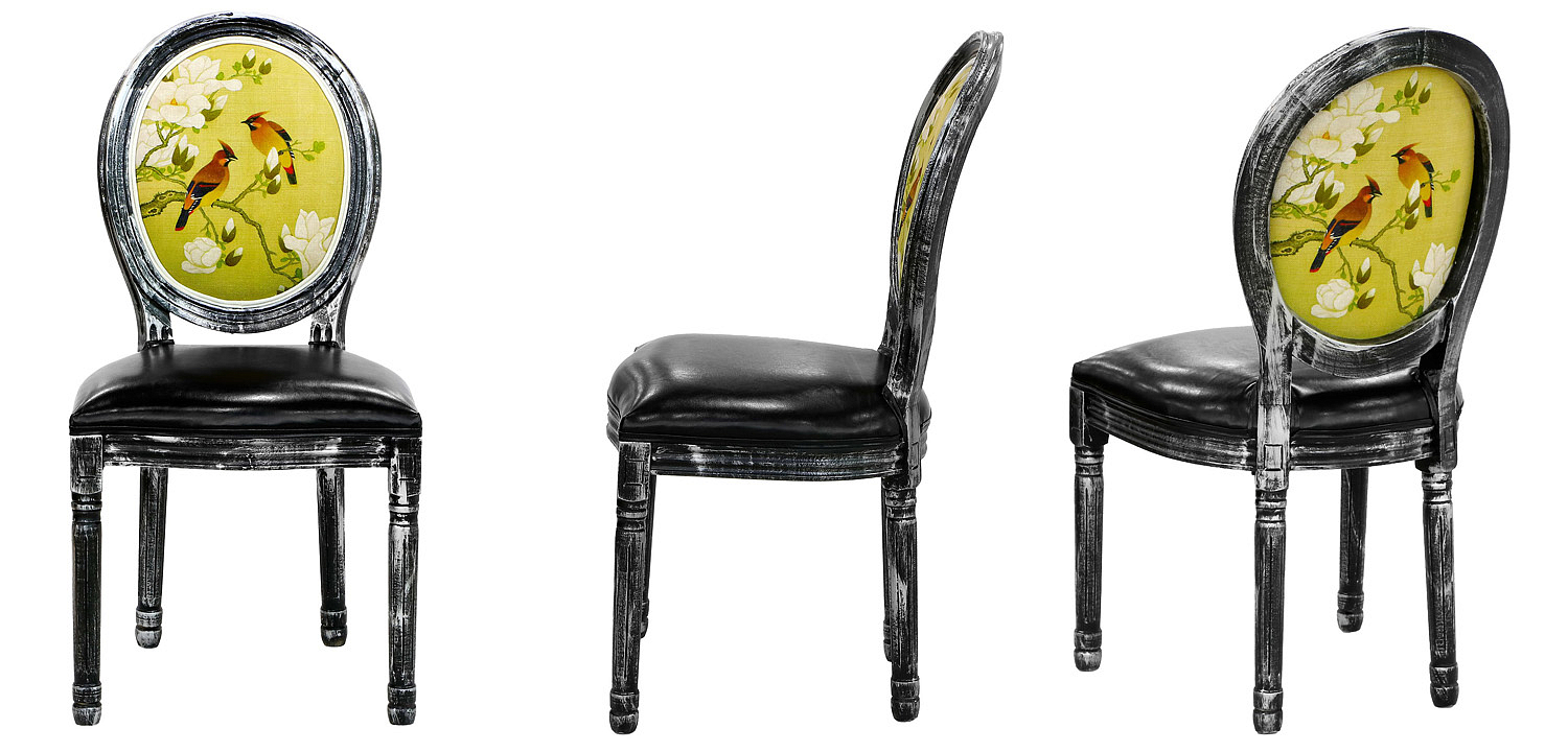 Стул French chair Birds black Стул French chair Birds black - Loft-Concept в Брянске