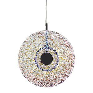 Подвесной светильник из фактурного двойного стекла Heterochromia