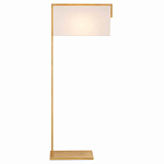 Торшер с прямоугольным абажуром на золотом металлическом каркасе Rectangular Plane  варинант исполнения - 4 | Loft Concept в Брянске