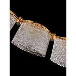 Люстра линейная с текстурными овальными абажурами Splendor Palace Style варинант исполнения - 4 | Loft Concept в Брянске