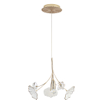 Подвесной светильник с белыми и прозрачными цветочными лепестками Wintery flovers варинант исполнения - 1 | Loft Concept в Брянске