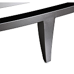 Комод фактурный серебристый с дверцами Silver Chest of Drawers варинант исполнения - 3 | Loft Concept в Брянске