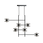 Каркасная люстра Balance варинант исполнения - 1 | Loft Concept в Брянске