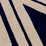 Дизайнерский ковер в виде звезды Poltronova Tappeto Stellina  Navy Blue Grey Rug варинант исполнения - 6 | Loft Concept в Брянске