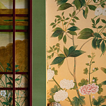 Обои ручная роспись Four Seasons Original colourway on painted Xuan paper with gold ombre варинант исполнения - 3 | Loft Concept в Брянске