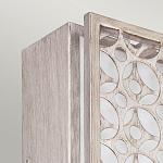 Бра прямоугольное в серебрянном цвете с ажурной решеткой Feiss варинант исполнения - 2 | Loft Concept в Брянске