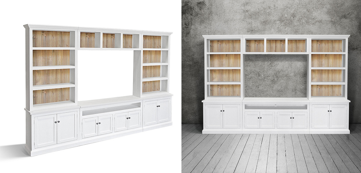 Шкаф-стеллаж Rachele Provence HARMONIE Glacier White Шкаф-стеллаж Rachele Provence HARMONIE Glacier White - Loft-Concept в Брянске