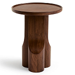 Приставной столик из массива дерева Walnut Triple варинант исполнения - 3 | Loft Concept в Брянске