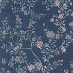 Обои ручная роспись Houghton Dark Blue варинант исполнения - 3 | Loft Concept в Брянске