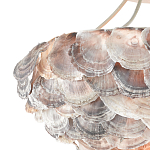 Потолочный светильник с каскадным абажуром из ракушек Sea Ravens варинант исполнения - 1 | Loft Concept в Брянске