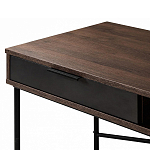 Стол рабочий в стиле лофт с ящиком и нишей для хранения Urban Style Space 2 варинант исполнения - 2 | Loft Concept в Брянске