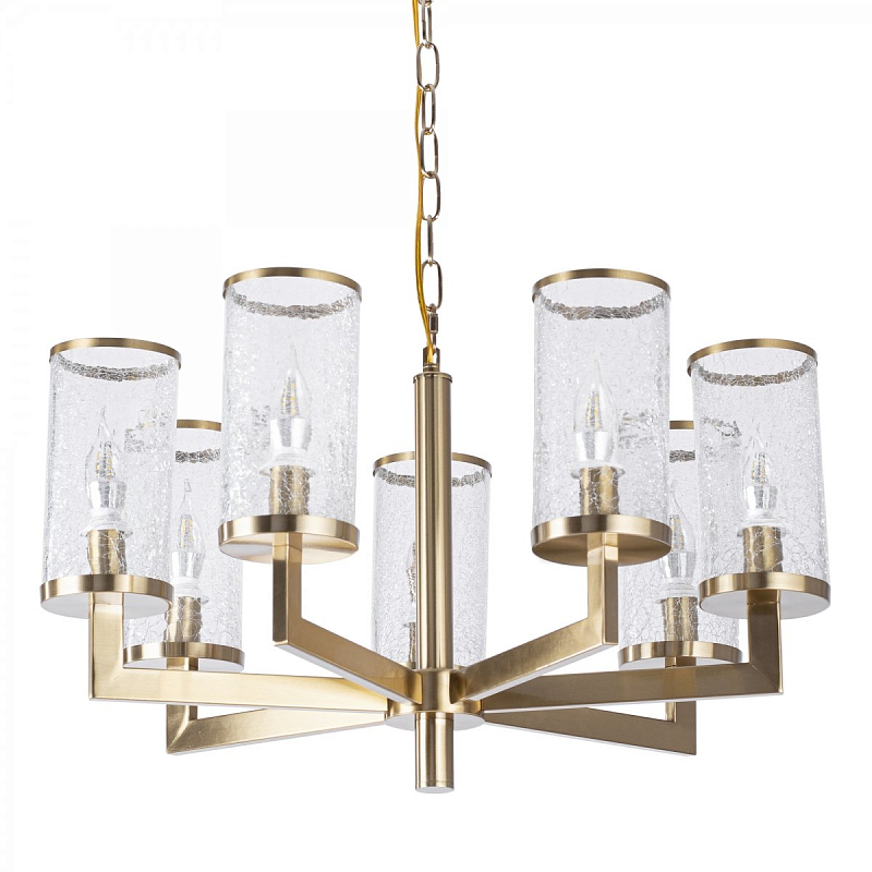 Kelly Wearstler LIAISON ONE-TIER Chandelier 7 Латунь Прозрачное Стекло Kelly Wearstler LIAISON ONE-TIER Chandelier 7 Латунь Прозрачное Стекло в Брянске | Loft Concept