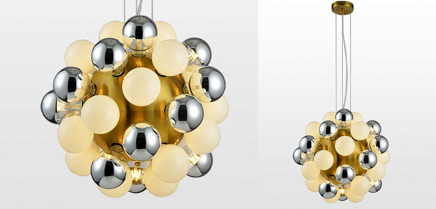 Люстра Korneli Chandelier white and smoky Люстра Korneli Chandelier white and smoky - Loft-Concept в Брянске