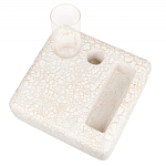 Керамический столик на деревянных ножках «Квадро» варинант исполнения - 1 | Loft Concept в Брянске