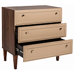 Комод бежевый из массива бука с 3-мя ящиками Wenge Light варинант исполнения - 3 | Loft Concept в Брянске