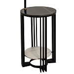 Торшер с абажуром и приставным столом Tore Lighting and Furniture Floor Lamp варинант исполнения - 2 | Loft Concept в Брянске