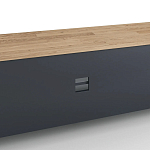 ТВ-тумба из металла и столешницей из массива дуба Metal Wood TV-Stand варинант исполнения - 4 | Loft Concept в Брянске