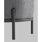 Пуф Стоун букле Fluffy темно-серый варинант исполнения - 4 | Loft Concept в Брянске