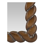 Зеркало с текстурной рамой из натурального дерева  Pine Wall Mirror варинант исполнения - 3 | Loft Concept в Брянске