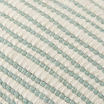 Чехол на подушку мятного цвета с бахромой и объемным узором Ethnic mix варинант исполнения - 2 | Loft Concept в Брянске