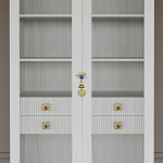 Дизайнерский шкаф витрина Elsa Dreams White с 4-мя ящиками варинант исполнения - 2 | Loft Concept в Брянске