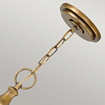 Люстра подвесная цвета латунь с прозрачным овальным стеклянным плафоном Hinkley варинант исполнения - 3 | Loft Concept в Брянске