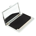 Визитница карманная металлическая с накладкой из натурального камня Яшма Stone Business Card Holders варинант исполнения - 3 | Loft Concept в Брянске