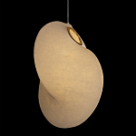 Подвесной светильник белый с фигурным тканевым плафоном White Whirlwinds варинант исполнения - 4 | Loft Concept в Брянске