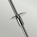 Подвесной светильник хромированного цвета с граненым прозрачным стеклянным плафоном Elstead Lighting варинант исполнения - 6 | Loft Concept в Брянске