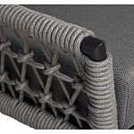 Диван двухместный уличный темно-серый Street Bliss варинант исполнения - 2 | Loft Concept в Брянске