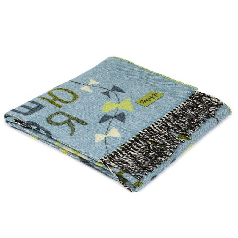 Плед ALP 1 Marzotto Серо-голубой в Брянске | Loft Concept 