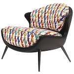Кресло с цветным принтом Colorful Print Armchair варинант исполнения - 1 | Loft Concept в Брянске