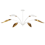 Люстра белая с плафонами в виде лепестков Delicate Flower варинант исполнения - 4 | Loft Concept в Брянске