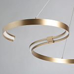 Люстра подвесная светодиодная в виде волнообразной ленты Ribbon Vortex варинант исполнения - 23 | Loft Concept в Брянске