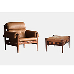 Пуф с каркасом из дерева и обивкой из кожи Furniture Medieval варинант исполнения - 1 | Loft Concept в Брянске