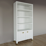 Книжный Стеллаж Elsa Dreams White с задней стенкой варинант исполнения - 2 | Loft Concept в Брянске