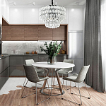 Люстра с хрустальными подвесками в виде капель Antoine Crystal Drops Chrome Chandelier 9 варинант исполнения - 3 | Loft Concept в Брянске