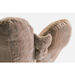 Дизайнерское плюшевое кресло в форме руки бежевое Poltronova Joe Plush Dove Grey варинант исполнения - 1 | Loft Concept в Брянске