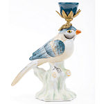 Фарфоровый подсвечник с птицей Eden Garden варинант исполнения - 2 | Loft Concept в Брянске