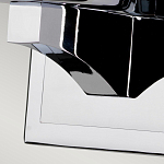 Бра для ванных комнат с белым цилиндрическим плафоном на прямоугольном основании цвета хром Feiss варинант исполнения - 4 | Loft Concept в Брянске