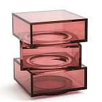 Стол журнальный в форме кубов Acrylic Furniture Lumina Crimson Clarity варинант исполнения - 1 | Loft Concept в Брянске