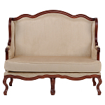 Диван двухместный из натурального бука бежевый Solid Luxury варинант исполнения - 1 | Loft Concept в Брянске