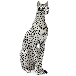 Статуэтка Abhika Egyptian Cat Black White