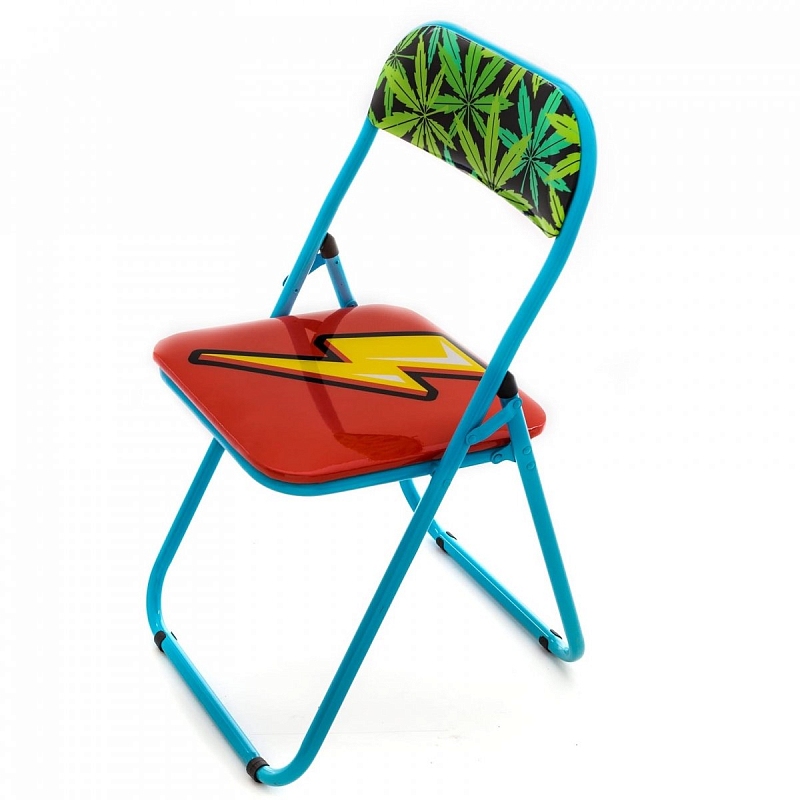 Стул Seletti Folding Chair Flash Мульти Голубой Стул Seletti Folding Chair Flash Мульти Голубой в Брянске | Loft Concept