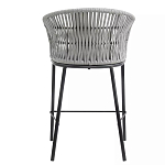 Стул барный с декоративным плетением на спинке и подлокотниках Chair Weave варинант исполнения - 4 | Loft Concept в Брянске